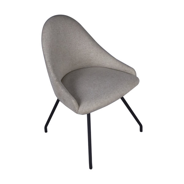 Corrigan Studio® Ice Harmony Ivory Upholstery Dining Chair With Round